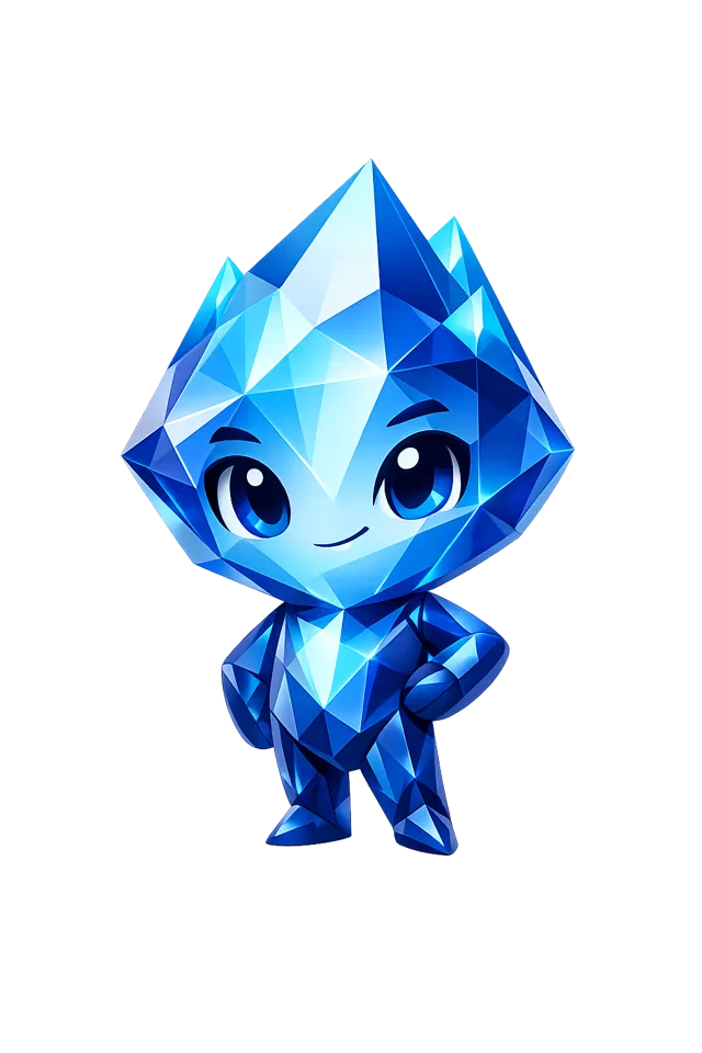 Gramium crystal mascot